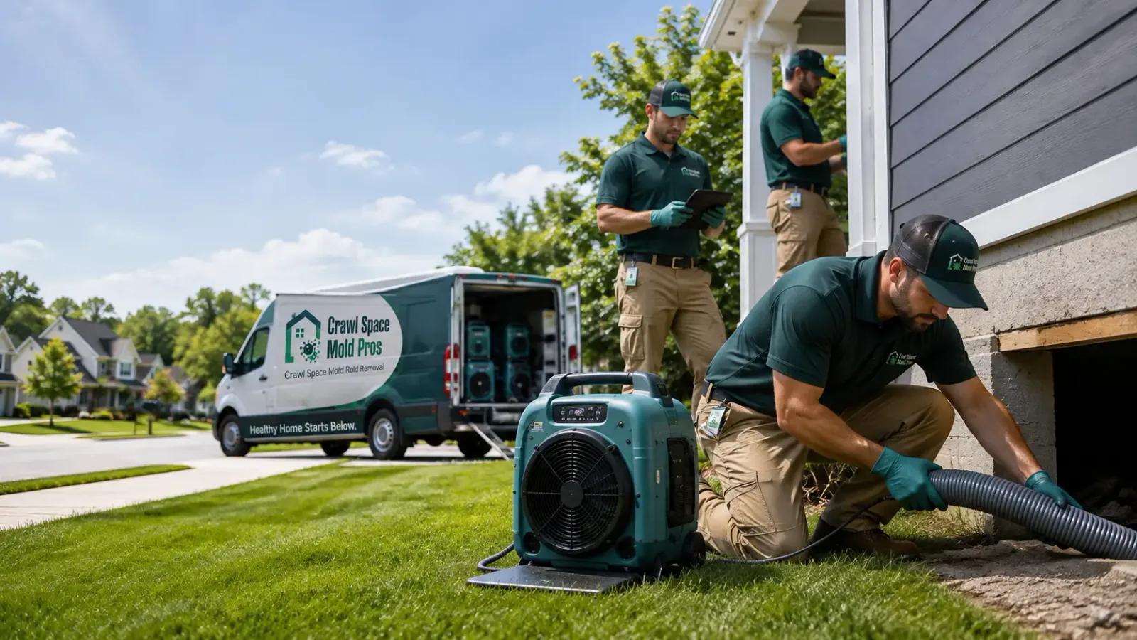 Crawl Space Mold Removal in Jeffers, MN